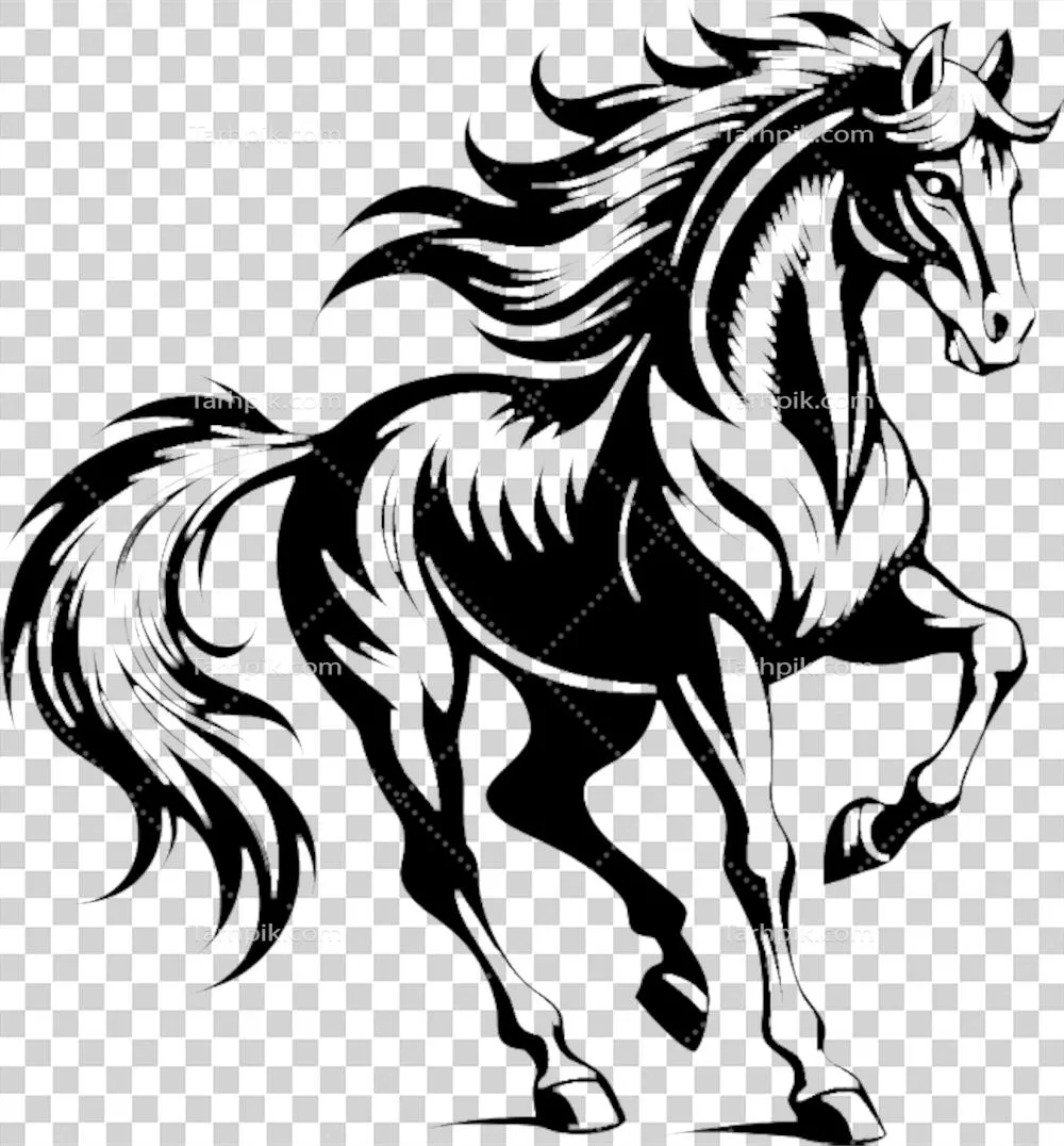 چراغی شیک و زیبا از سیلوئت اسب برای دکوراسیون داخلی