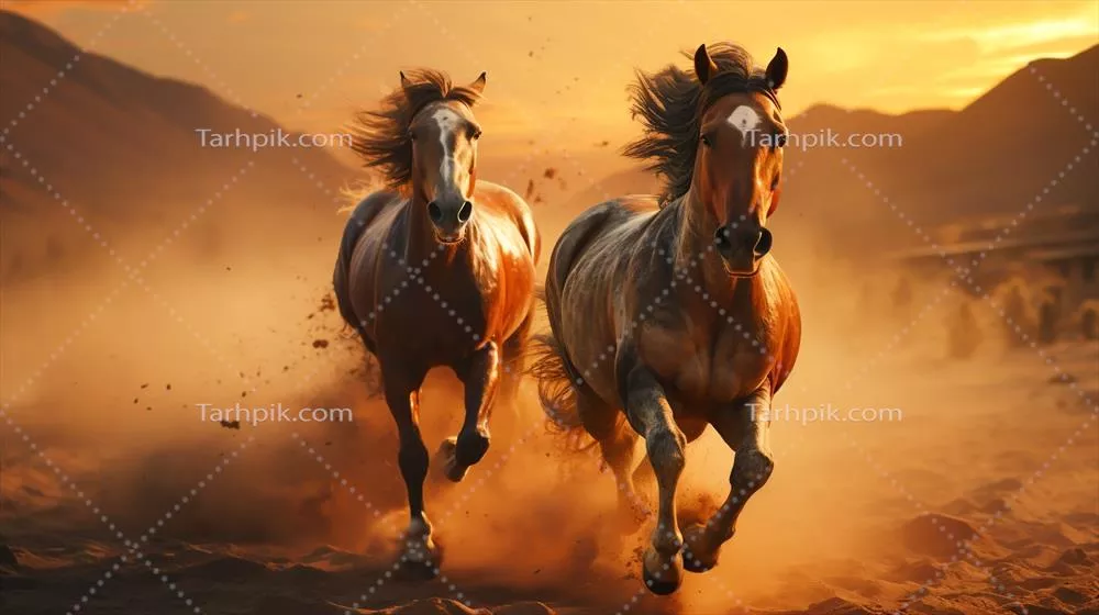 حرکت اسب در علفزار با استفاده از هوش مصنوعی تولیدی