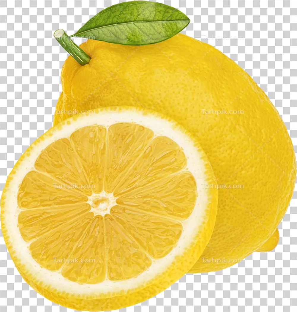 لیمو زرد جدا شده بر روی زمینهای با عمق میدان کامل