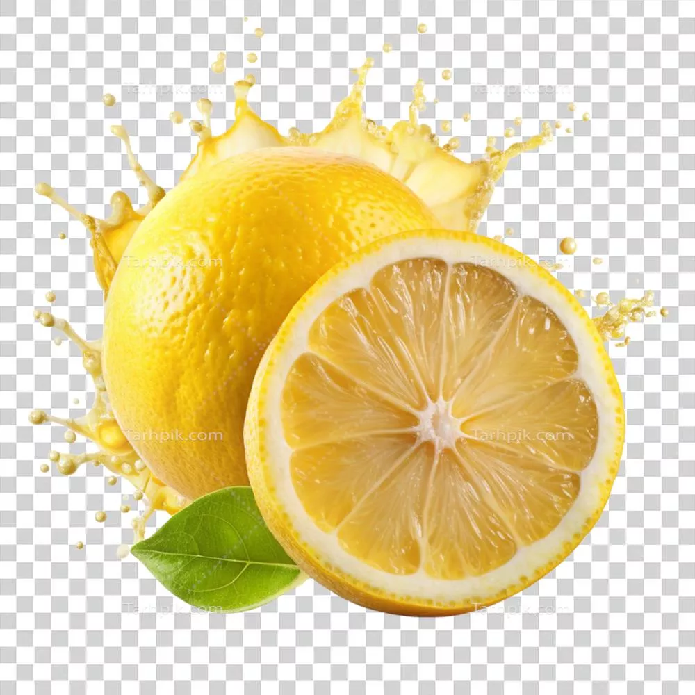 انفجار طراوت از لیموهای آبدار و تازه به همراه شکوفایی مرکبات