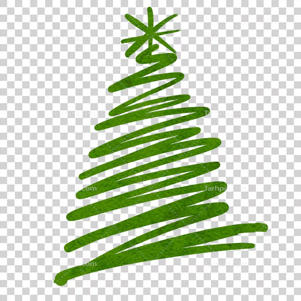 طراحی دستی درخت کریسمس: هنر و زیبایی در جشنهای زمستانی