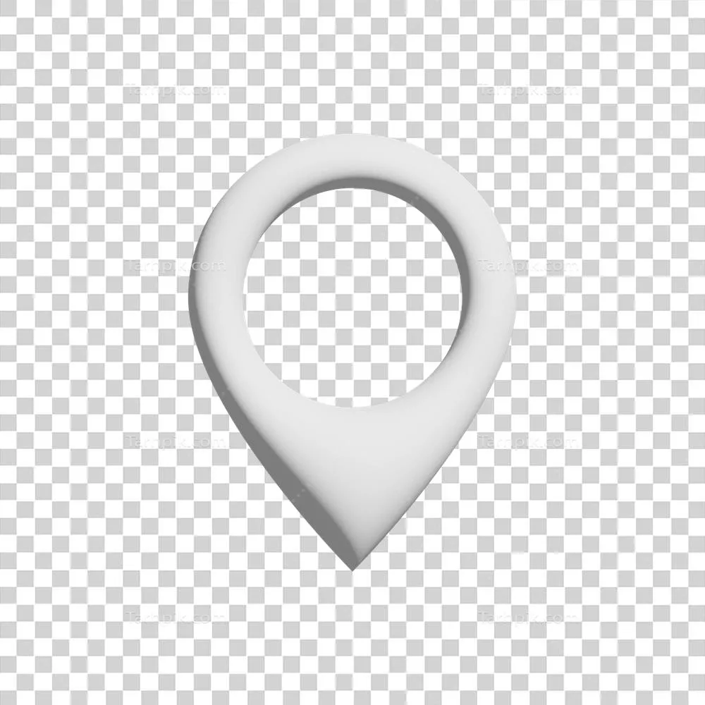 طراحی آیکون نشانگر نقشه سهبعدی برای ارائه در برنامه و وبسایت
