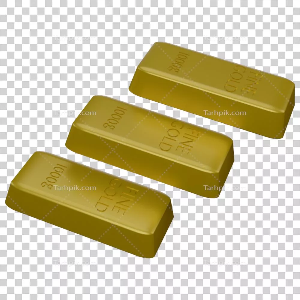 تص illustration برسازیش سه‌بعدی سکه‌ها و شمش‌های طلا در دنیای مدرن