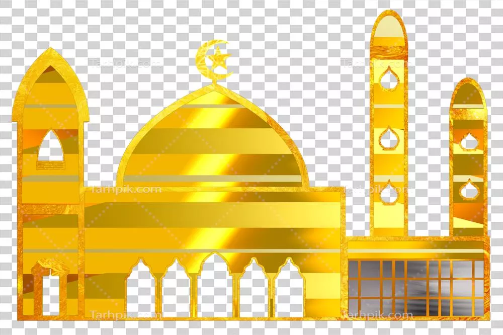 طراحی آیکون مسجد برای مکان عبادت مسلمانان و تقدیم به ارزش های اسلامی