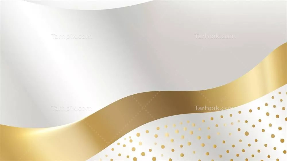 پس‌زمینه لوکس با خطوط طلایی - پس‌زمینه انتزاعی با انحناهای طلا