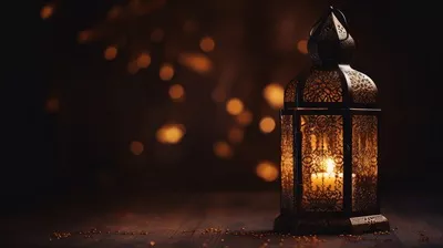 تصویر پس‌زمینه تعطیلات اسلامی با طراحی هوش مصنوعی و نسل‌آوری خلاقانه