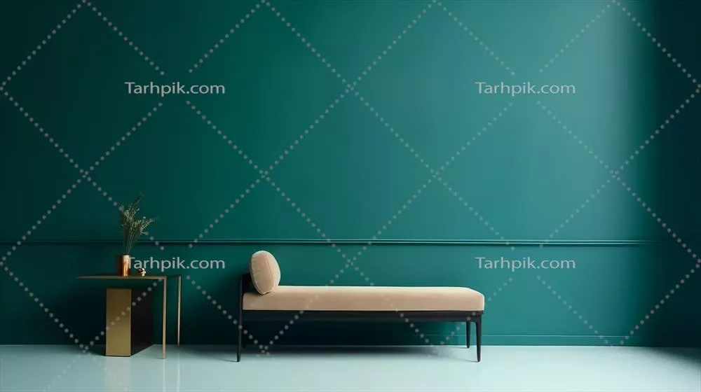 پس‌زمینه مدرن با طراحی مینیمالیستی لوکس و زیبایی‌شناسی خلاقانه از طریق هوش مصنوعی