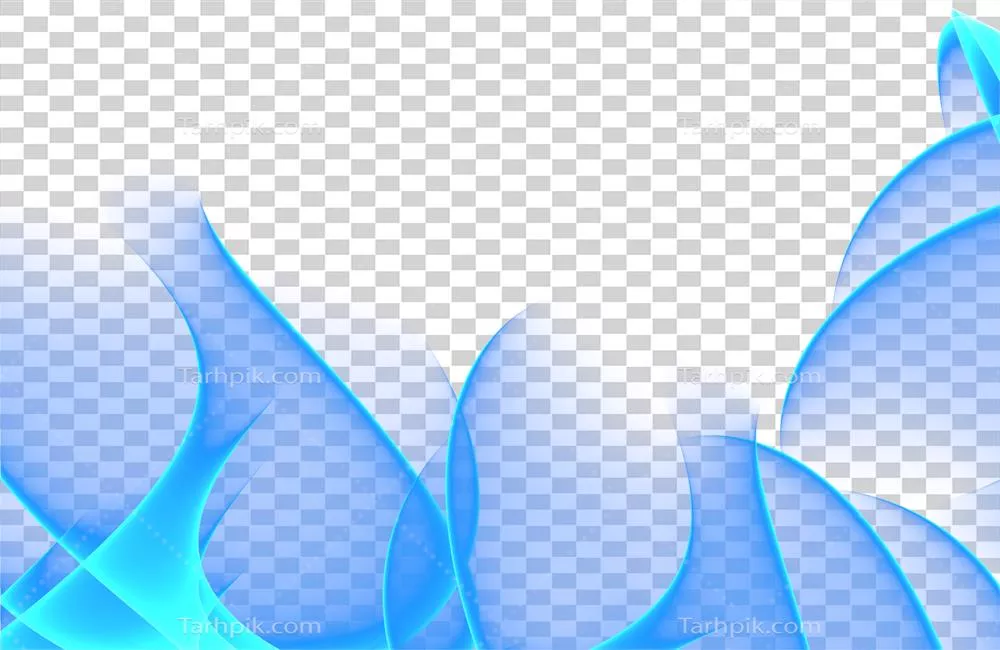 پس‌زمینه‌ی شفاف آبی با گرادیانت موجی و انتزاعی