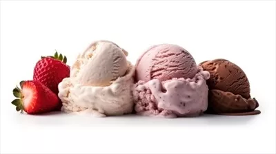 تصویرسازی رنگارنگ از بستنی با استفاده از هوش مصنوعی و تولیدات جنجالی