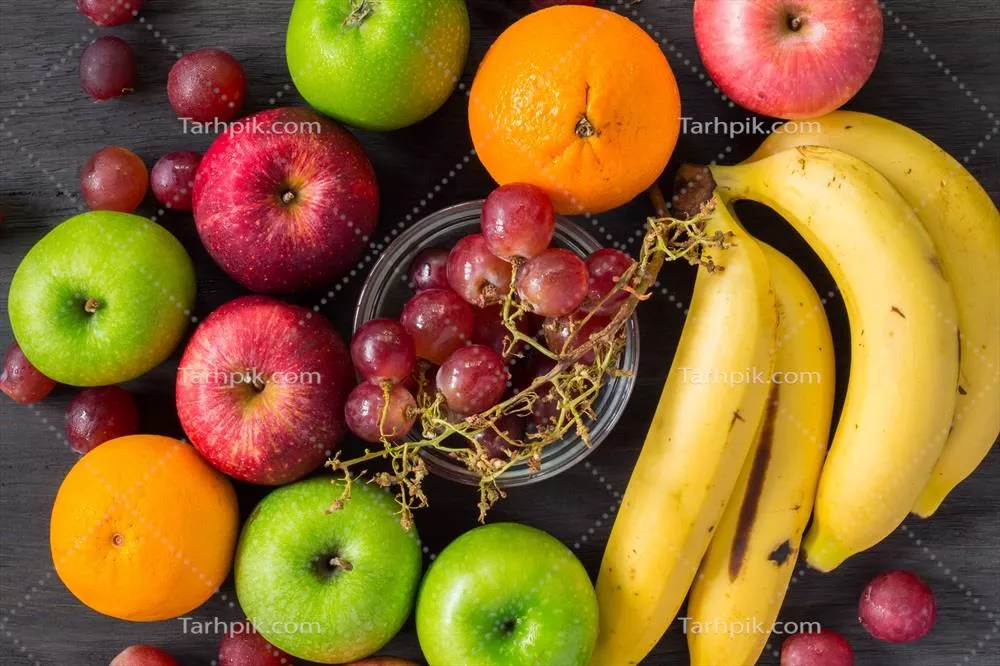 میوههای تازه مختلط برای تغذیه سالم و کاهش وزن