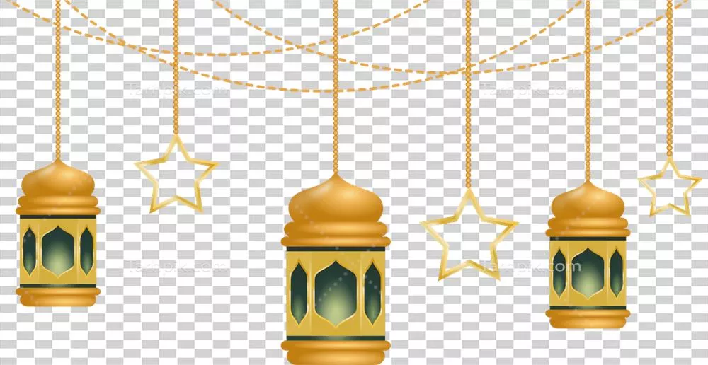 چراغ اسلامی برای رمضان یا زیورآلات عید و جشن های اسلامی