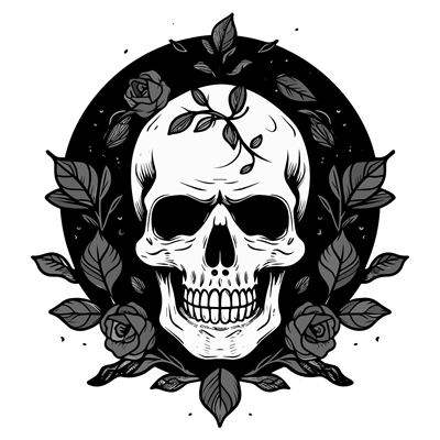 سکوتی خیرهکننده از سیلوئت جمجمه زیبا و جذاب