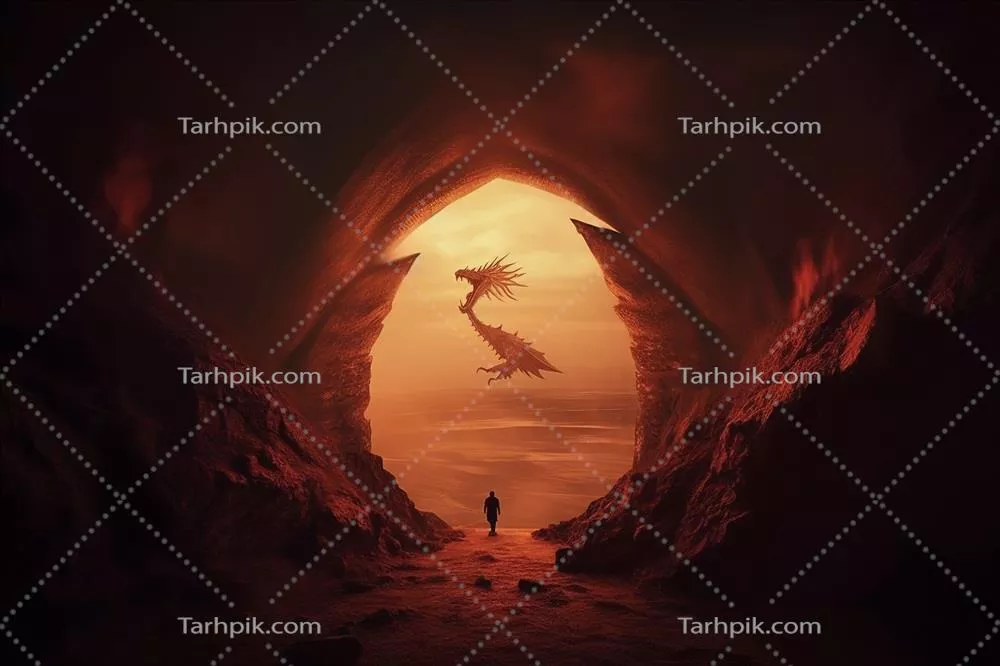 تابلوی بالروگ: نقاشی بوم از شاهنامه حلقه‌ها با استفاده از هوش مصنوعی