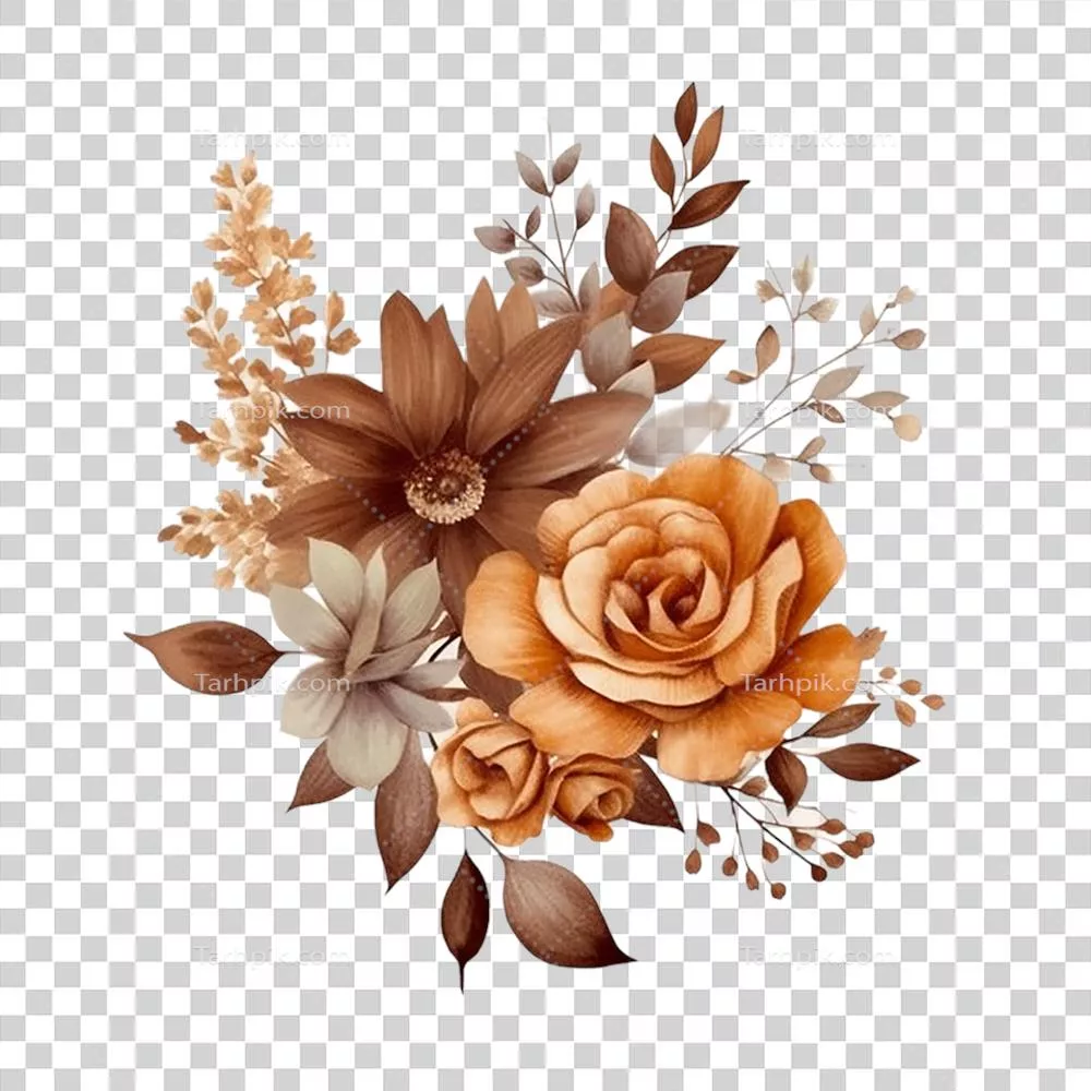 طراحی گلهای آبرنگی و زیبای آرایش گل جهت تزئینات عروسی