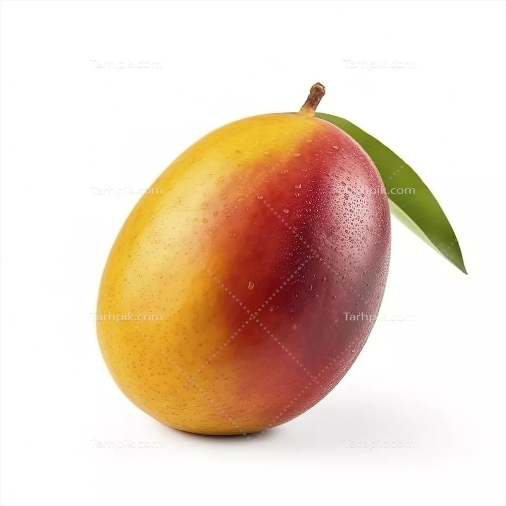 انزوا و پسزمینه سفید: انبهای با کیفیت بالا و عمق میدان کامل به صورت هوش مصنوعی تولید شده