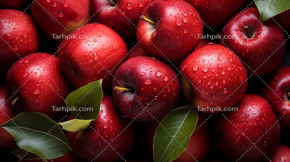 پیش زمینهای از میوههای گرمسیری خوشمزه و آبدار به صورت هنری تولید شده با هوش مصنوعی