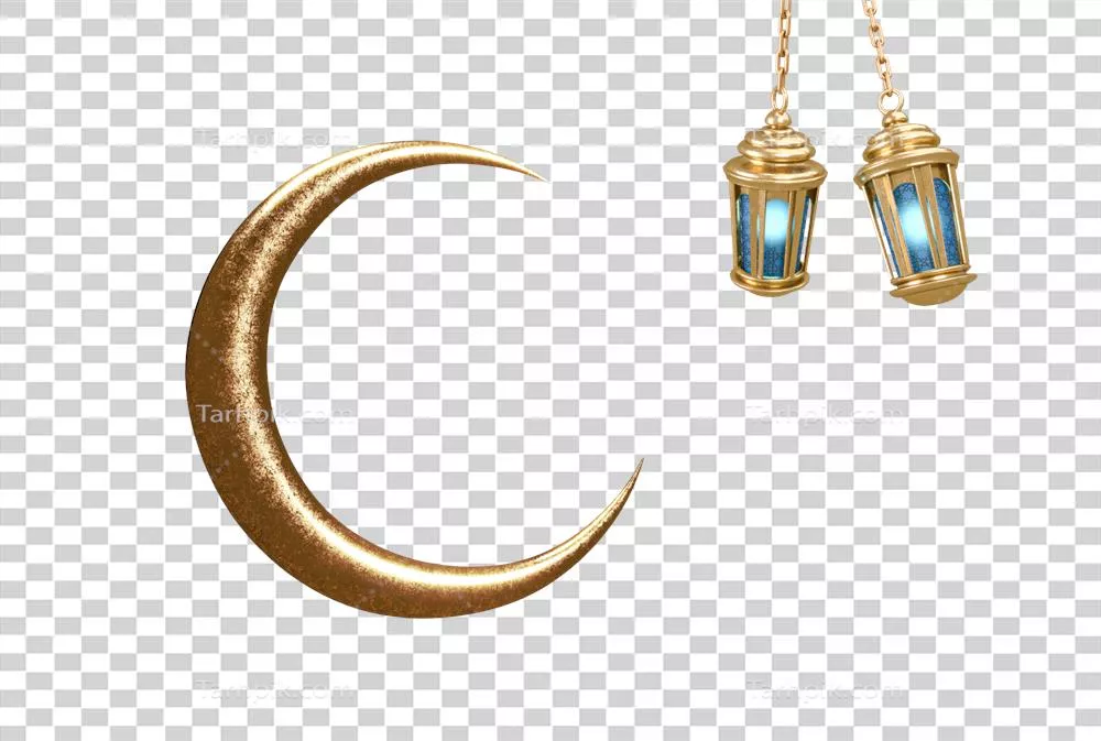 رمضان مبارک: تصویر 3 بعدی گلدان روشنایی در شب برای تبریک اسلامی
