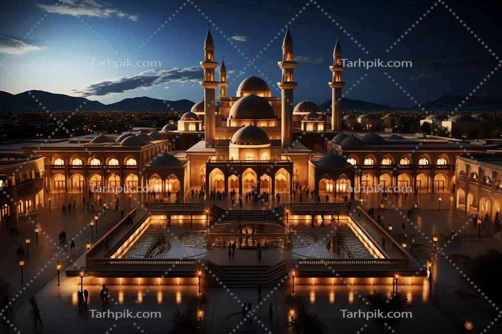 مکانی شگفتانگیز: بناهای اسلامی و مسجد در فضاسازی رمضانی - رمضان کریم و Eid Mubarak
