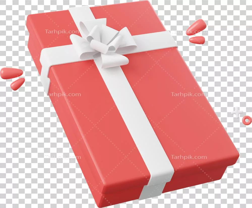 المانهای جعبه هدیه با تم کریسمس - سهبعدی و خلاقانه