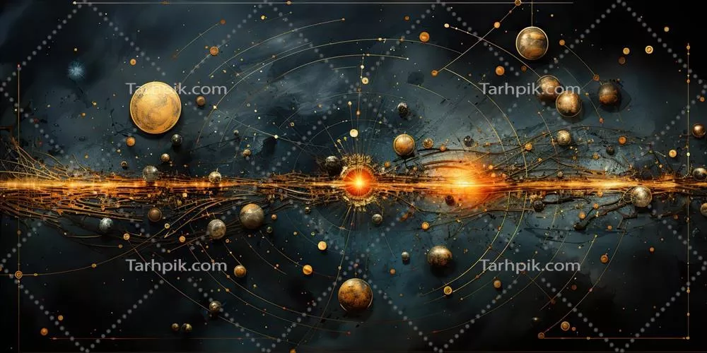 کیهان فضایی: آثار هنری انتزاعی از سیستم خورشیدی و سیارات آیندهنگر
