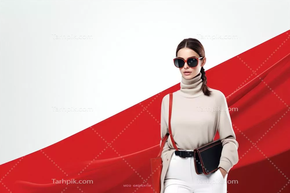 پس‌زمینه‌ای شیک و زیبا برای دختران با مد روز و استایل‌های جذاب