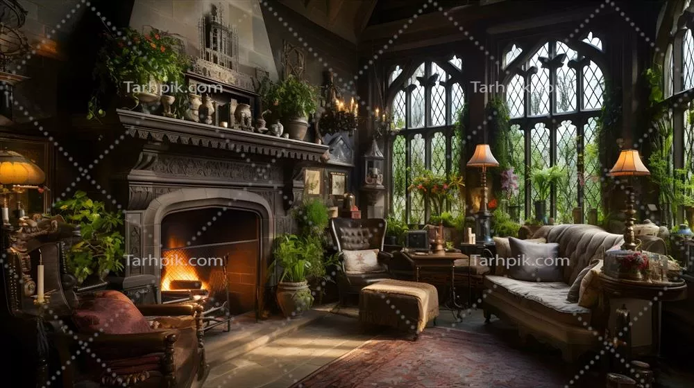 پسزمینه دیوار اتاق طراحی داخلی زیبا با استفاده از هوش مصنوعی مولد