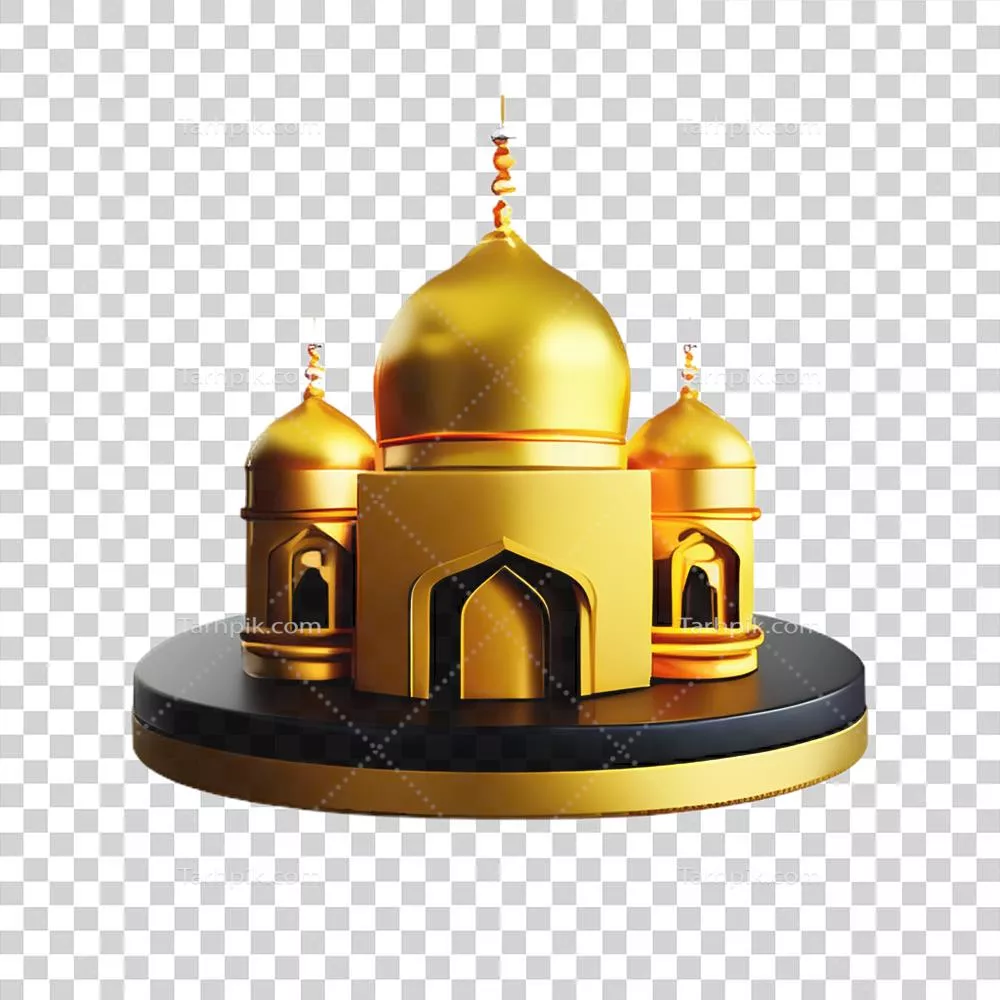 تصویر سازی سه بعدی نماد کربلا با جزئیات بی نظیر و طراحی مدرن