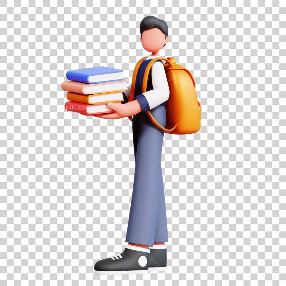 تصویرسازی شخصیت مرد سهبعدی برای مقاصد آموزشی و یادگیری