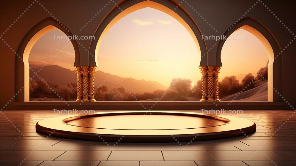 پسزمینهای مینیمالیستی برای تعطیلات اسلامی رمضان با طراحی خلاقانه و زیباییهای طبیعی
