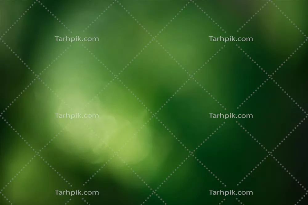 پس‌زمینه طبیعی تار و روشن با رنگ سبز تیره برای طراحان