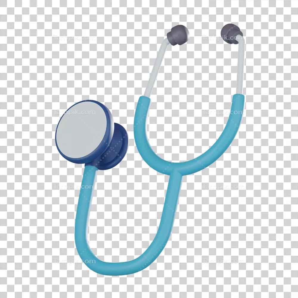 نمودار سلامت قلب با آیکون پزشکی گوشزد ۳ بعدی و رندرینگ خلاقانه