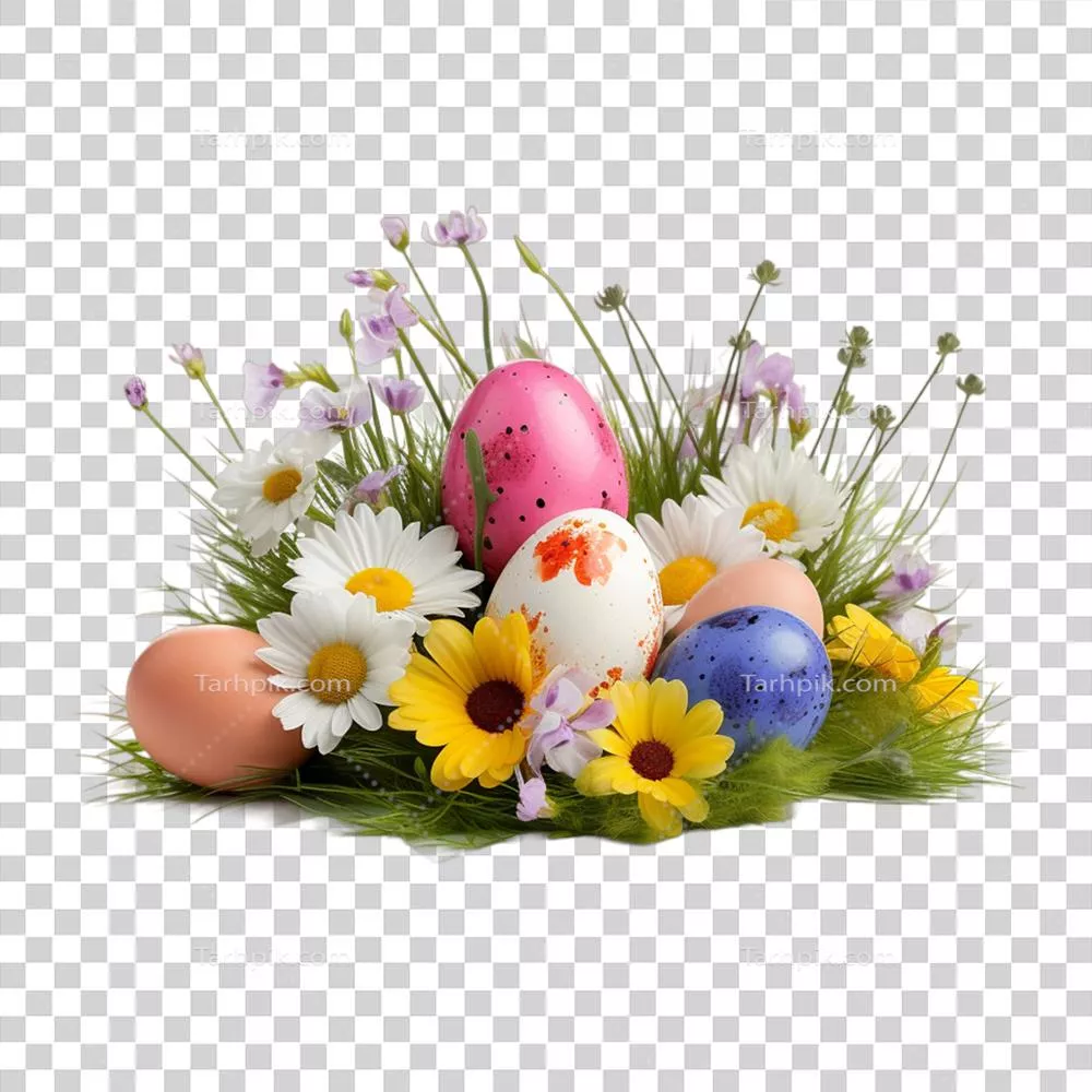 ساخت تصویر جالب از خرگوش عید پاک و تخم‌مرغ‌های رنگارنگ به وسیله هوش مصنوعی و نماد رستاخیز
