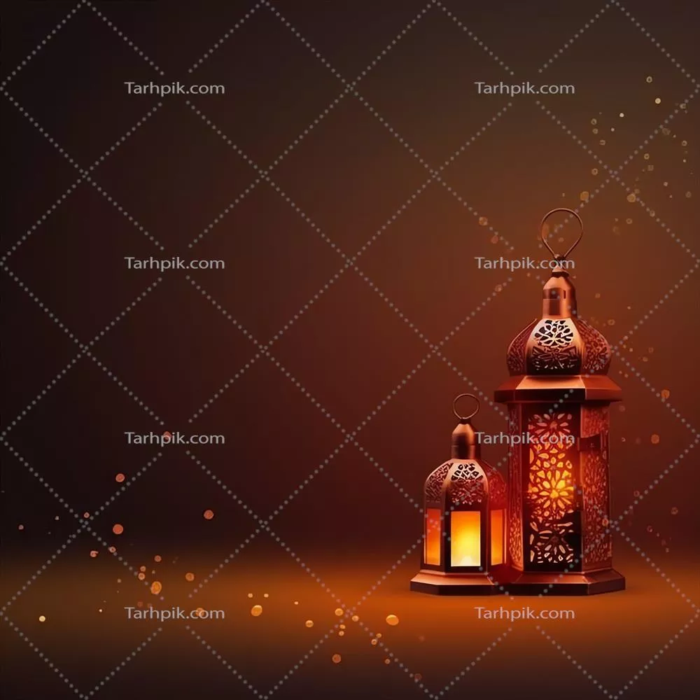 نوروز مبارک و رمضان کریم؛ تبریکات به مناسبت عید فطر با طراحی مسجدمحوری و فانوس اسلامی