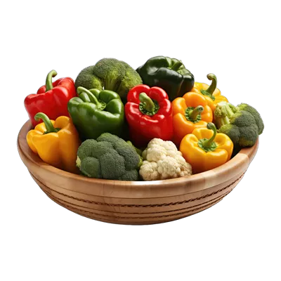 سبدی پر از سبزیجات با استفاده از هوش مصنوعی طراحی شده است