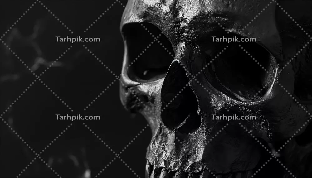 تعیین تصویر هوش مصنوعی از قطرات آب سیاه و سفید روی سنگ