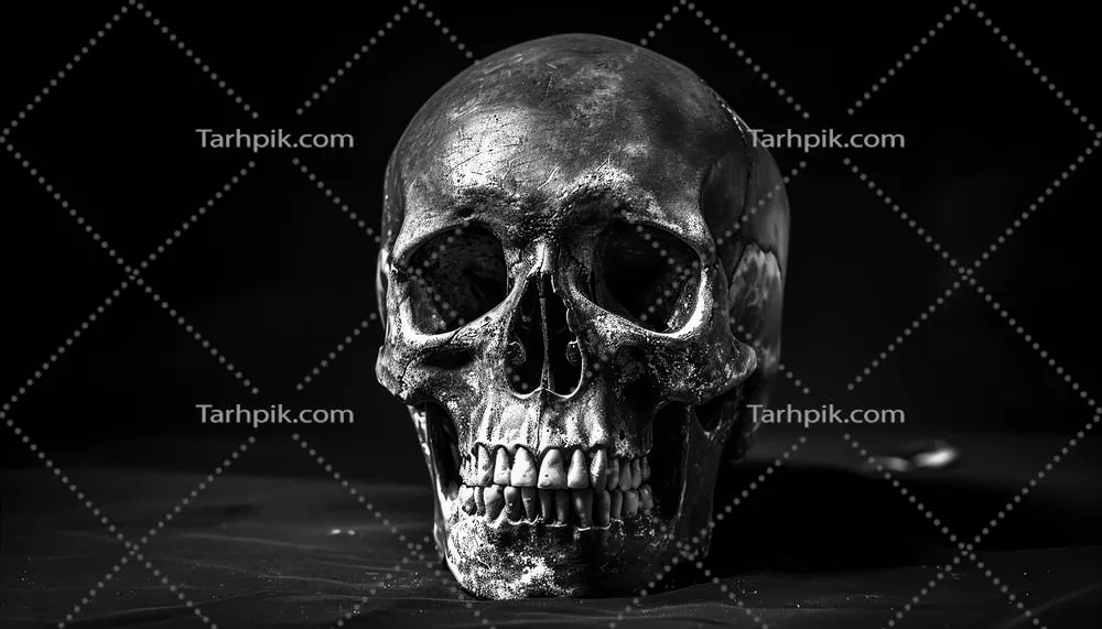 عکس سیاه و سفید از قطرات آب روی سنگ، تولید شده با هوش مصنوعی