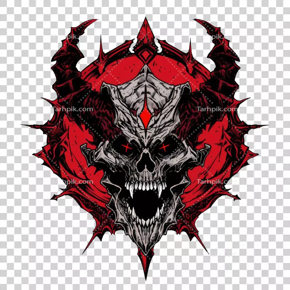 طراحی جذاب و خاص skull به کمک هوش مصنوعی برای تی شرت های شما