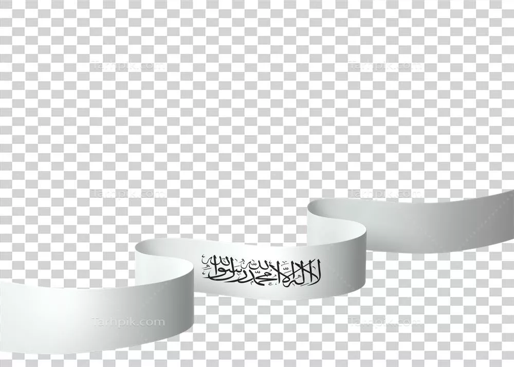 طراحی عنصر پرچم افغانستان برای بنر روز استقلال ملی با نوار تزئینی