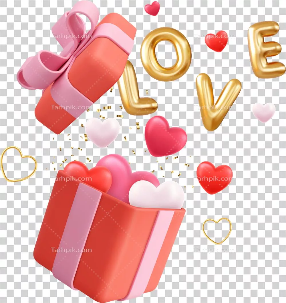 جعبه هدیه سه بعدی روباز با طراحی زیبا و جذاب