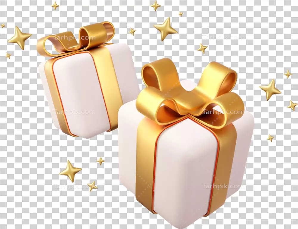 جعبههای کادویی سهبعدی به رنگ سفید و طراحی زیبا