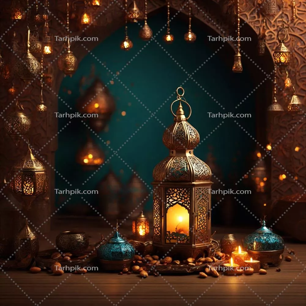 جشنوارهای از نوروز رمضان با چراغهای زیبا برای عید فطر و عید قربانی
