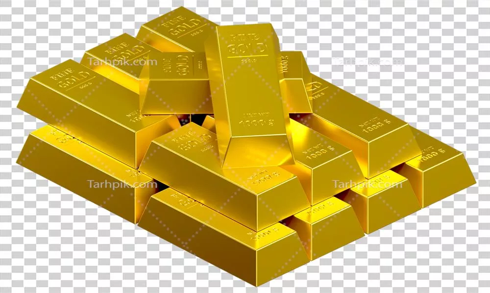 طراحی پوستر و اینفوگرافیک طلا برای بازار طلا و سرمایه گذاری با پس زمینه شفاف