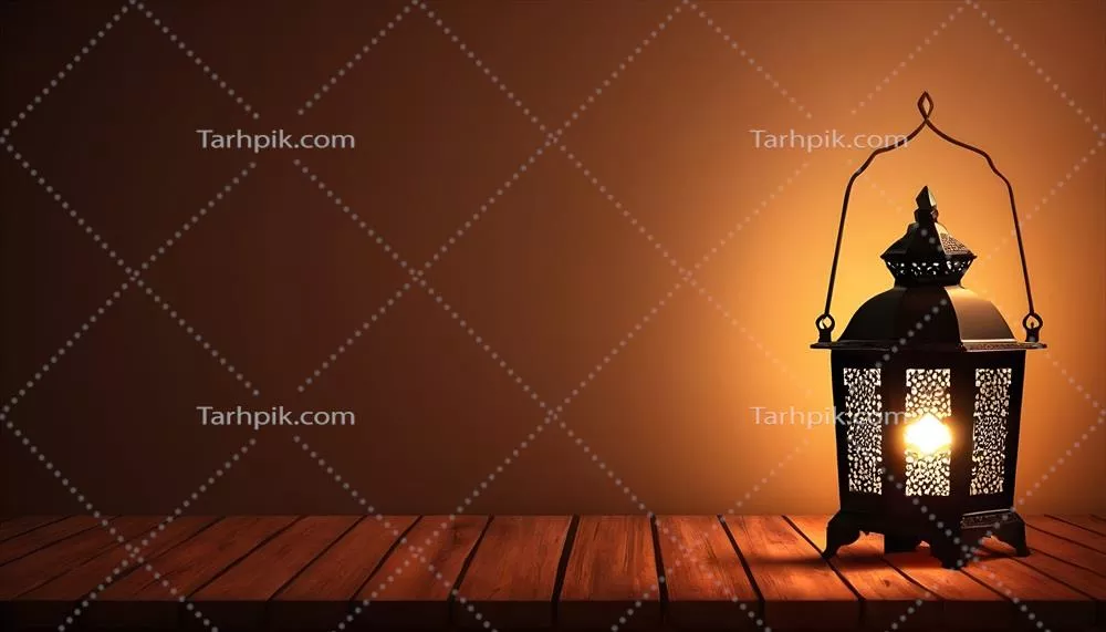 مجموعهای از پسزمینههای لوکس اسلامی برای رمضان کریم با تولید AI