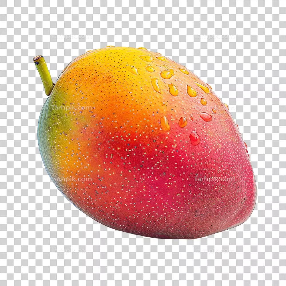 مغز خوشمزه و شفاف انبه تازه برای طعم لذیذ و طبیعی