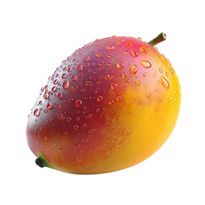 تصویر شفاف و تازه از انبه برای استفاده در طراحی و گلچین تصاویر