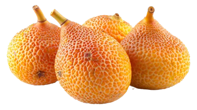 تصویری شفاف از میوه تازه وگلی، به رنگ نارنجی و متمایز