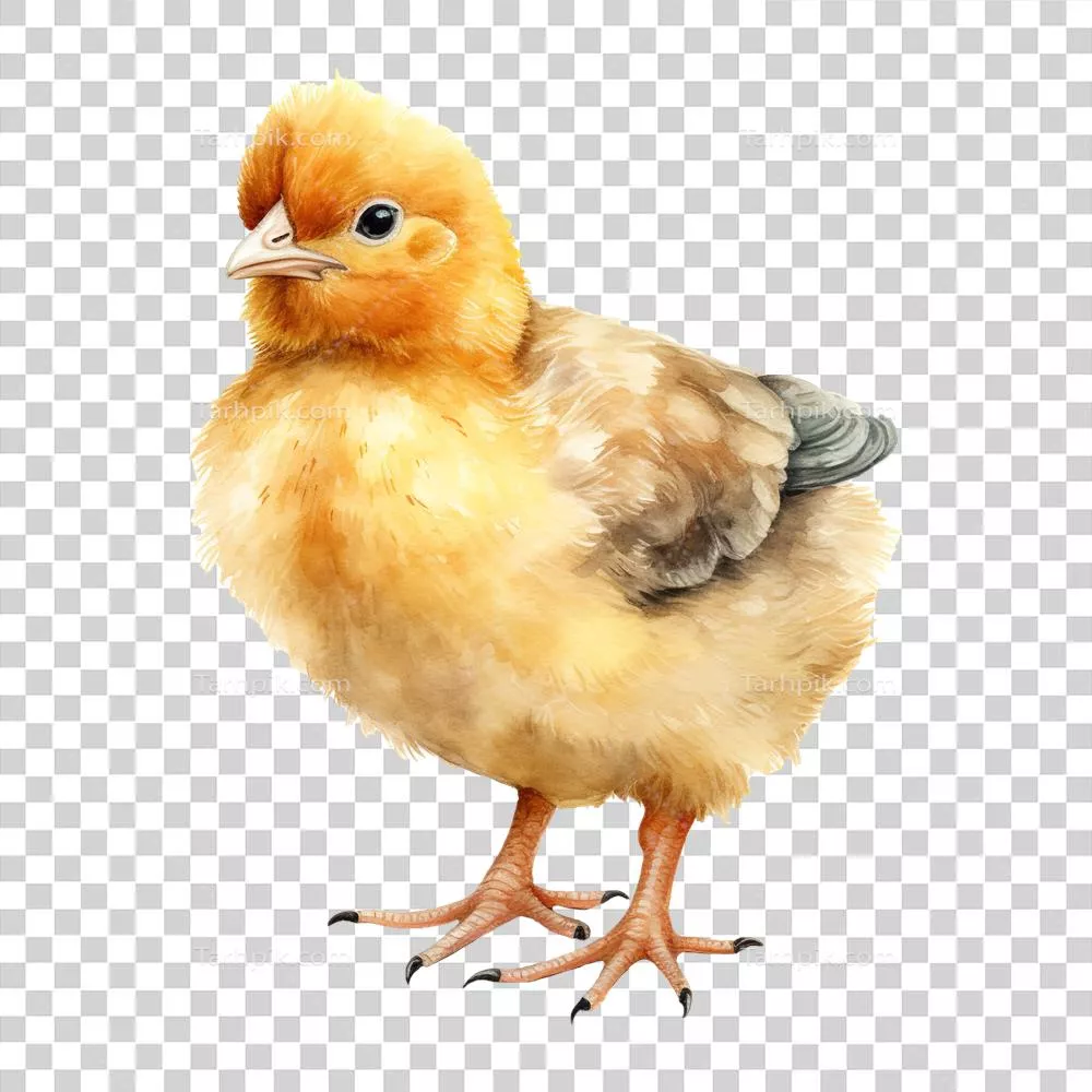 نقاشی آبرنگ جوجه های عید پاک - هنری زیبا و رنگارنگ