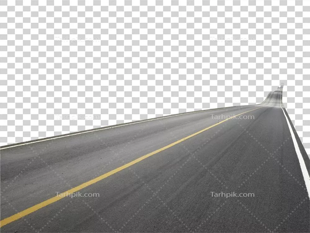 تصویر خیابانهای خالی با پسزمینه شفاف و پاکسازی شده