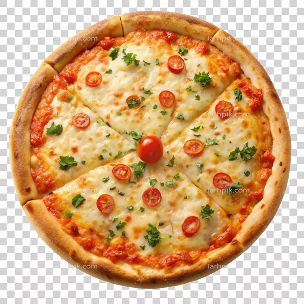 پیتزا پنیر خوشمزه با طعم بینظیر و مواد تازه
