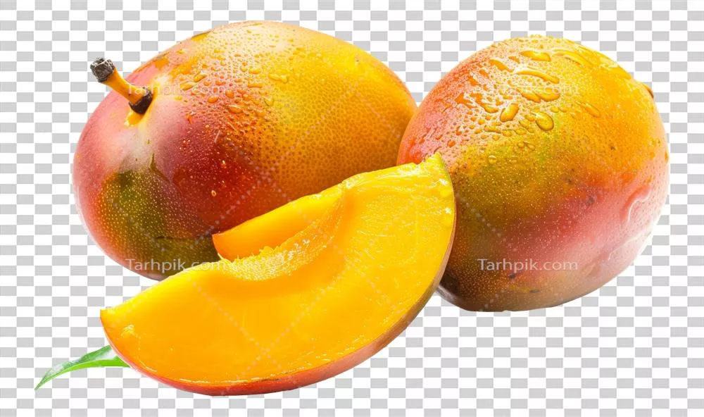 انبه رسیده با برشی که جا افتاده است - زیبایی و طعم فوقالعاده